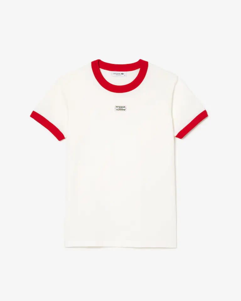 Camiseta de tenis de algodón de corte ajustado para mujer – foto 1