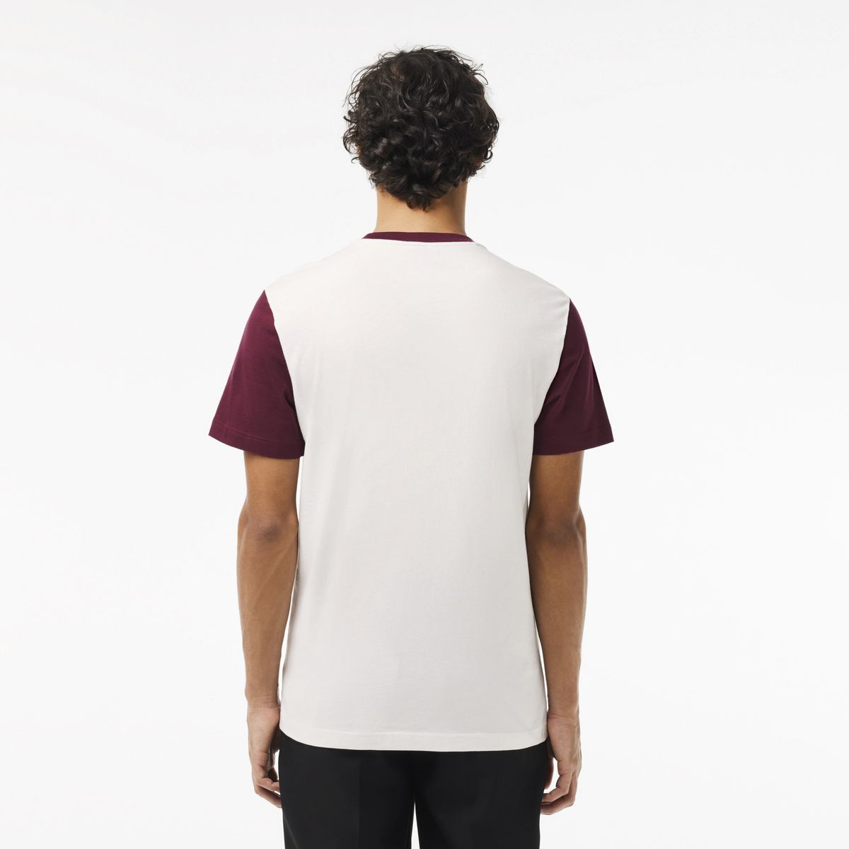 Camiseta Regular Fit De Algodón Color Block – foto 3
