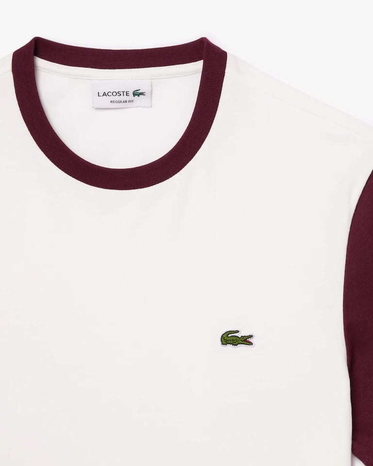 Camiseta Regular Fit De Algodón Color Block – foto 5