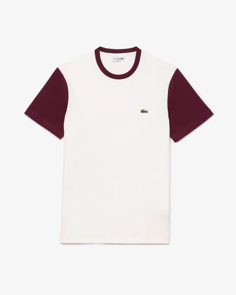 Camiseta Regular Fit De Algodón Color Block – foto 4