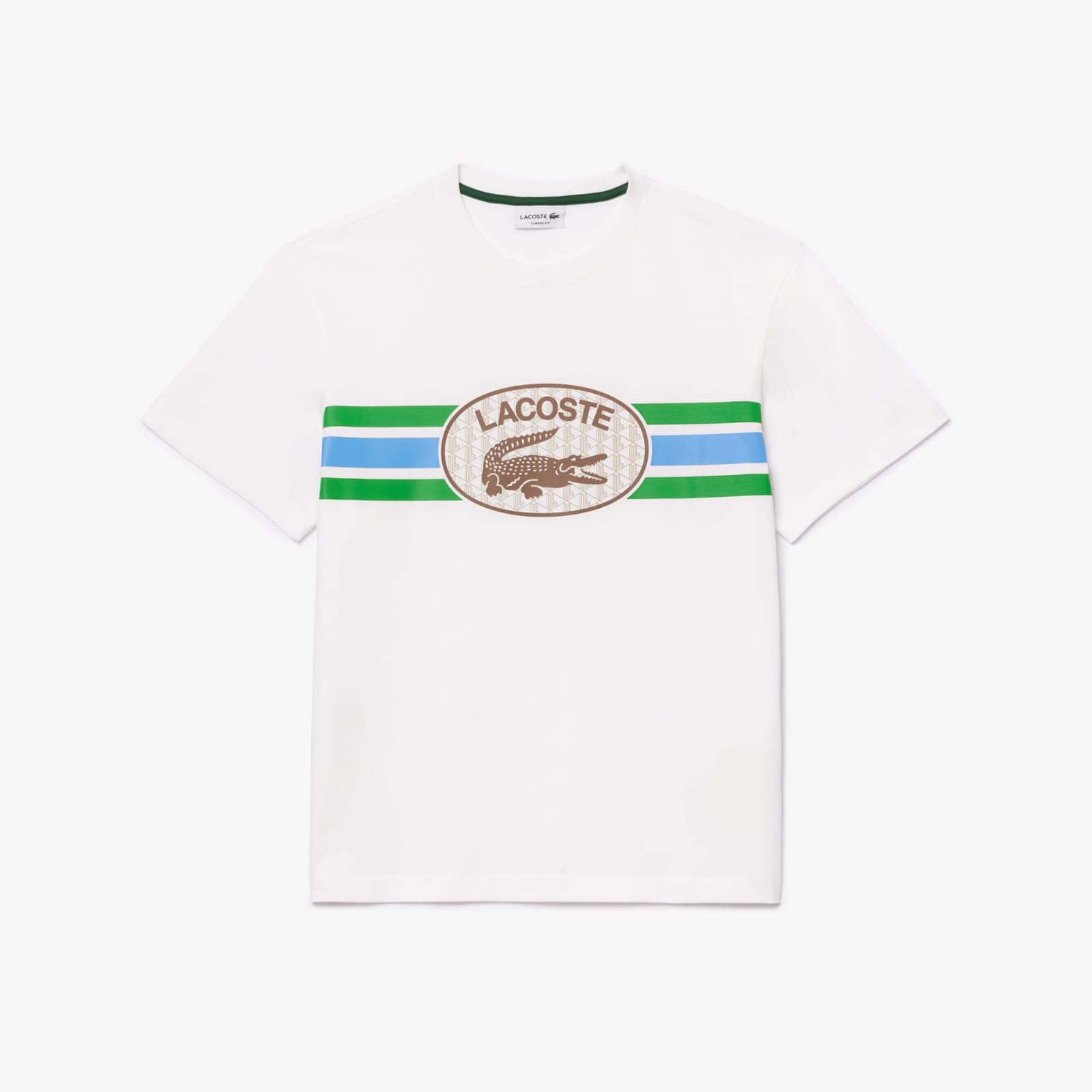 Camiseta de algodón para hombre con estampado de monograma – foto 5