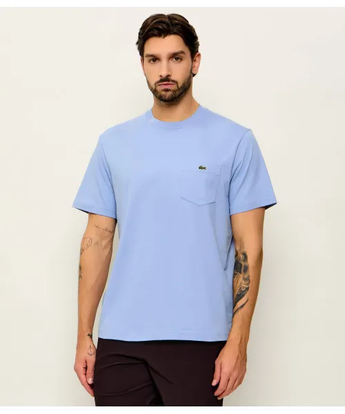 Camiseta de algodón con bolsillo en el pecho