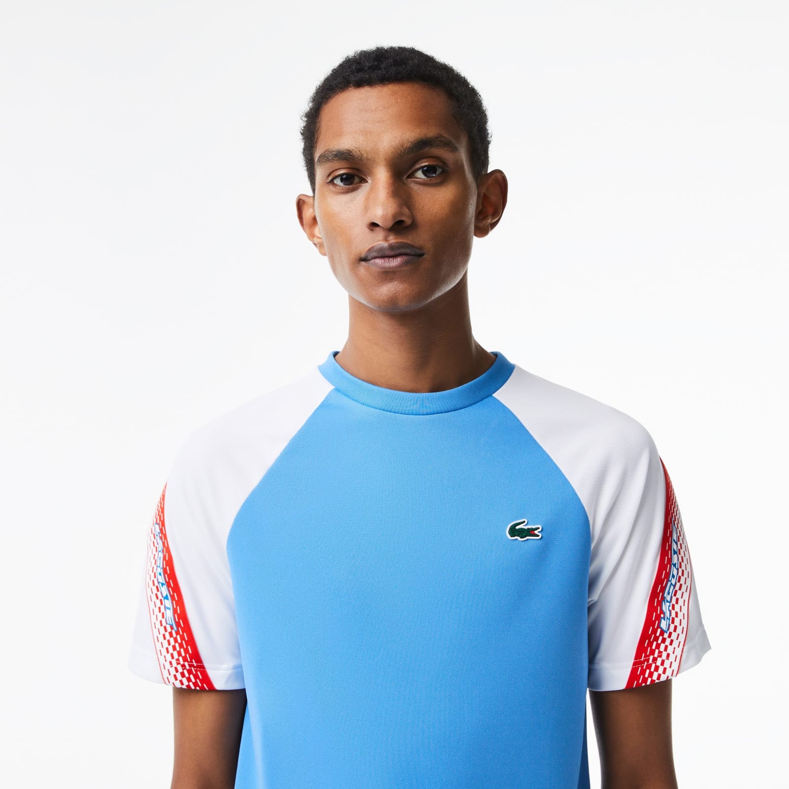 Men’s Lacoste Sport Regular Fit Logo Stripe T-shirt – foto 2