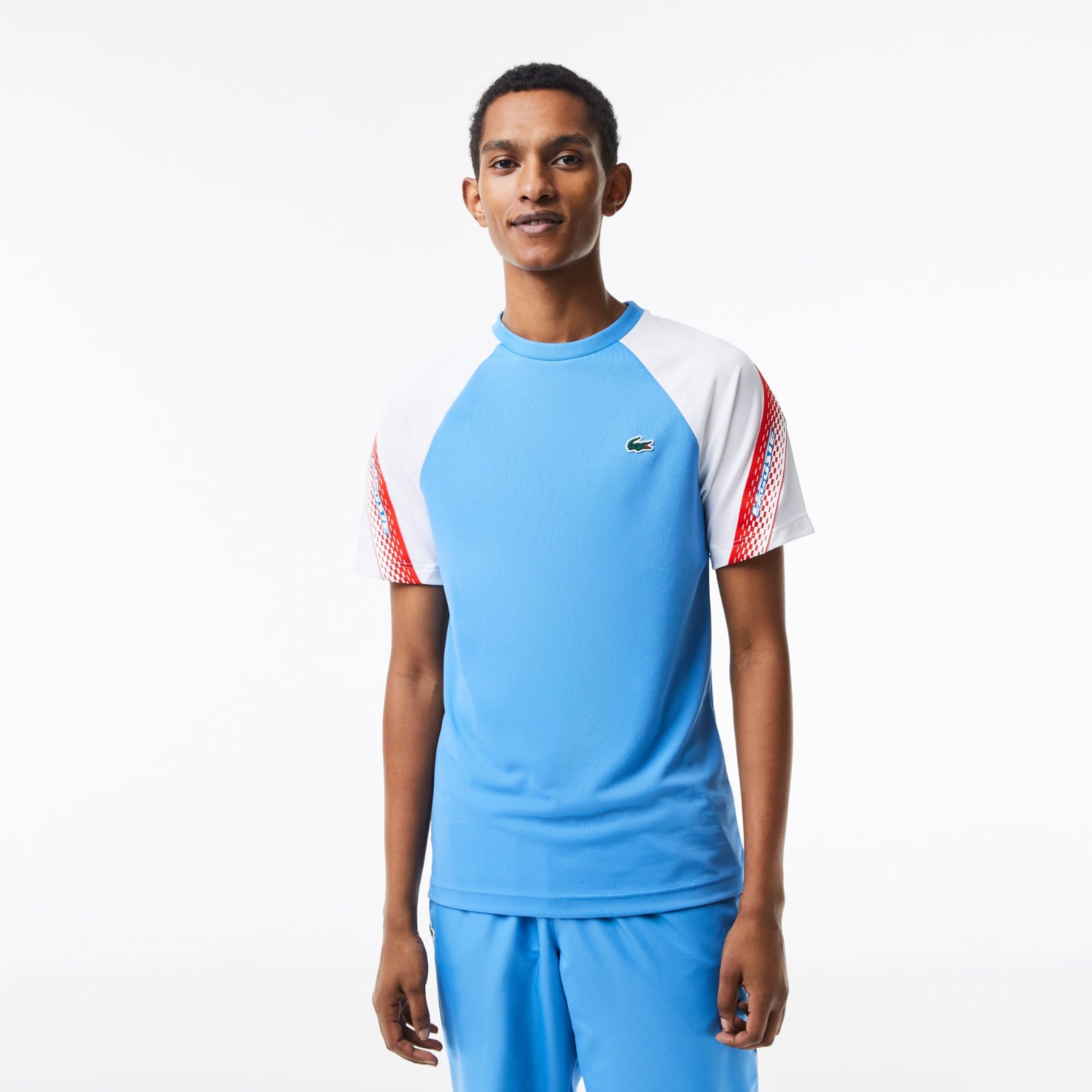 Men’s Lacoste Sport Regular Fit Logo Stripe T-shirt – foto 1