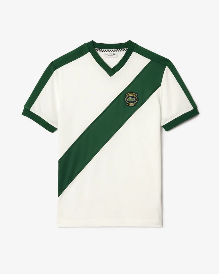 Camiseta De Malla De Insignia De Patrimonio Cosido – foto 1