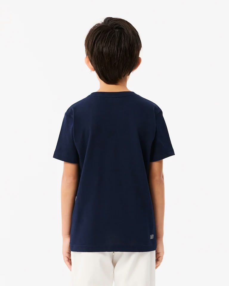 Camiseta de tenis infantil extragrande de algodón técnico – foto 4