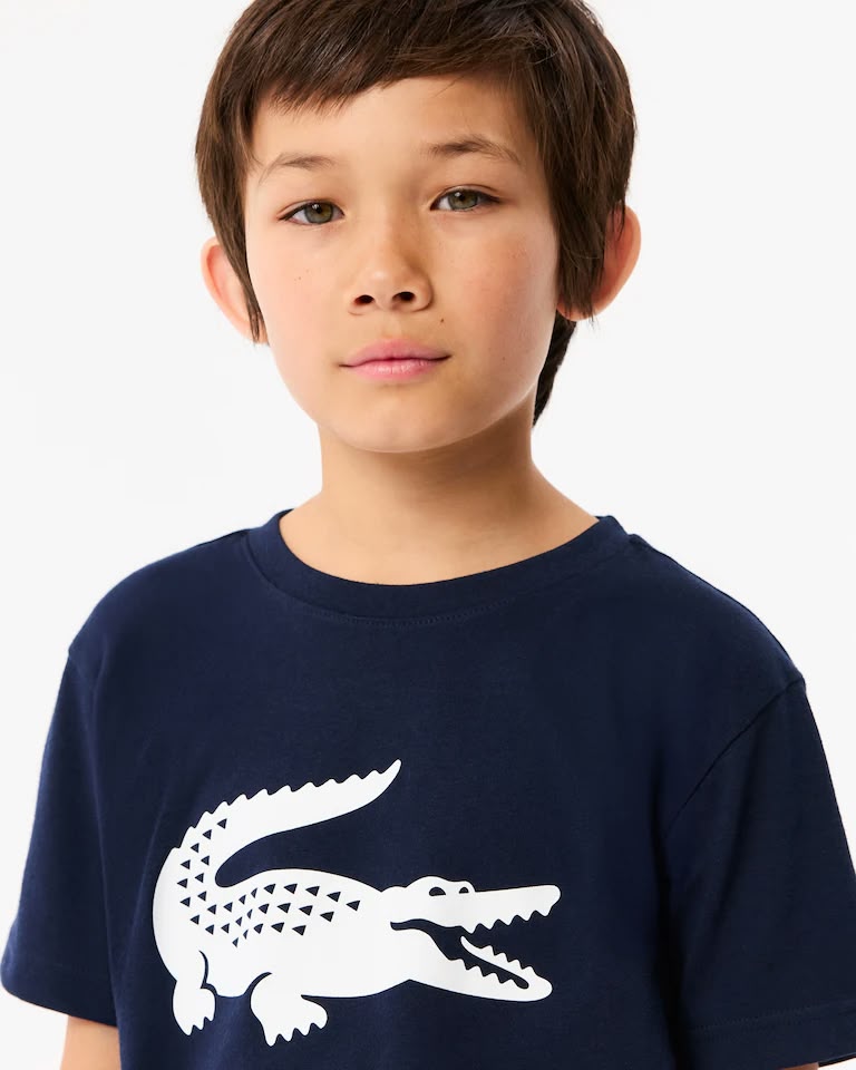 Camiseta de tenis infantil extragrande de algodón técnico – foto 2