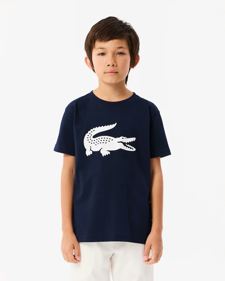 Camiseta de tenis infantil extragrande de algodón técnico – foto 3