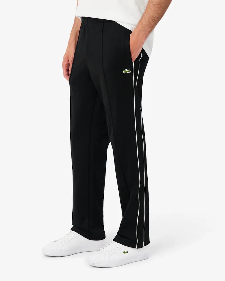 Pantalón de chándal de piqué con ribete en contraste – foto 2