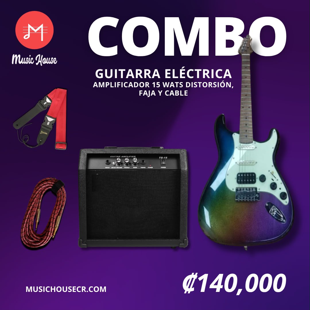 COMBO GUITARRA ELECTRICA SSHH