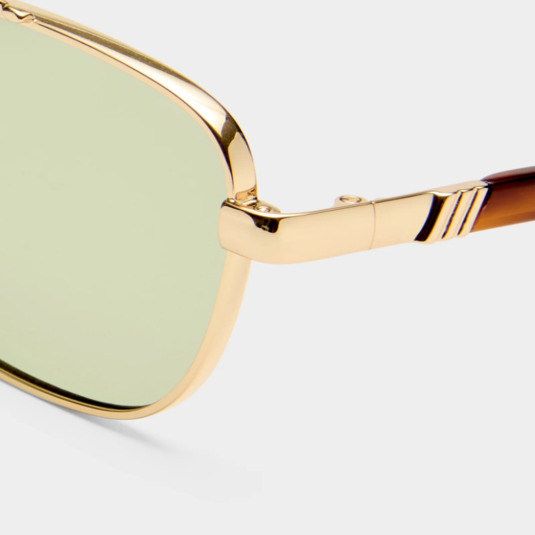 Lentes Le Specs Le Mimi Gold / Moss Mono – foto 3