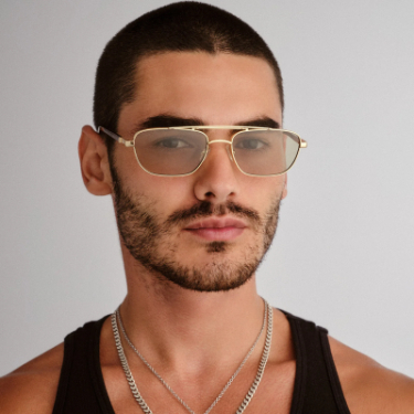 Lentes Le Specs Le Mimi Gold / Moss Mono – foto 6