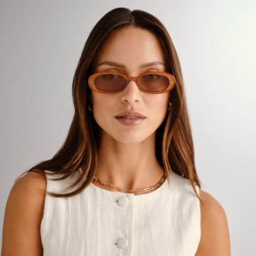 Lentes Le Specs Outta Love Caramel Tan Tint – foto 4