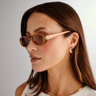 Lentes Le Specs Outta Love Caramel Tan Tint – foto 5