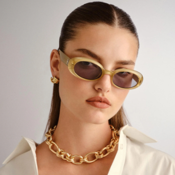 Lentes Le Specs Work It Champagne Pearl – foto 4