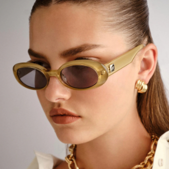 Lentes Le Specs Work It Champagne Pearl – foto 5