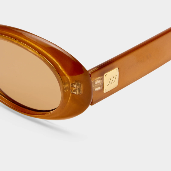 Lentes Le Specs Work It Gold Pearl – foto 3