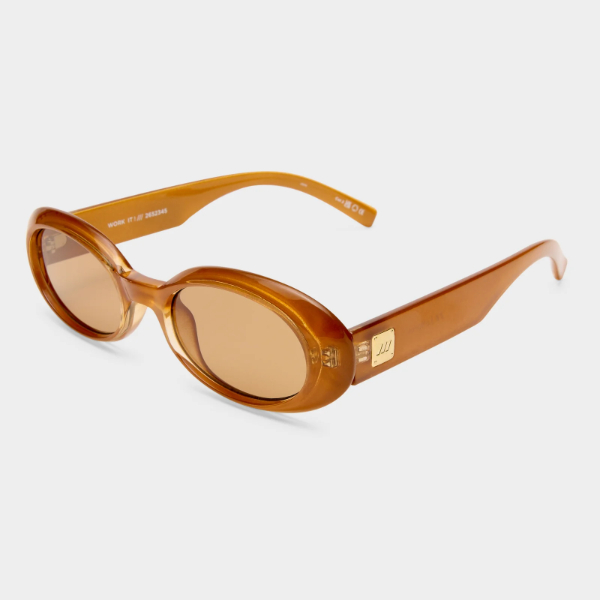 Lentes Le Specs Work It Gold Pearl