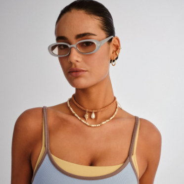 Lentes Le Specs Outta Love Silver Pearl – foto 4