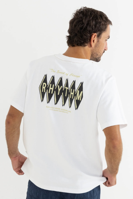 Camiseta Rhythm Poolroom Vintage White – foto 2