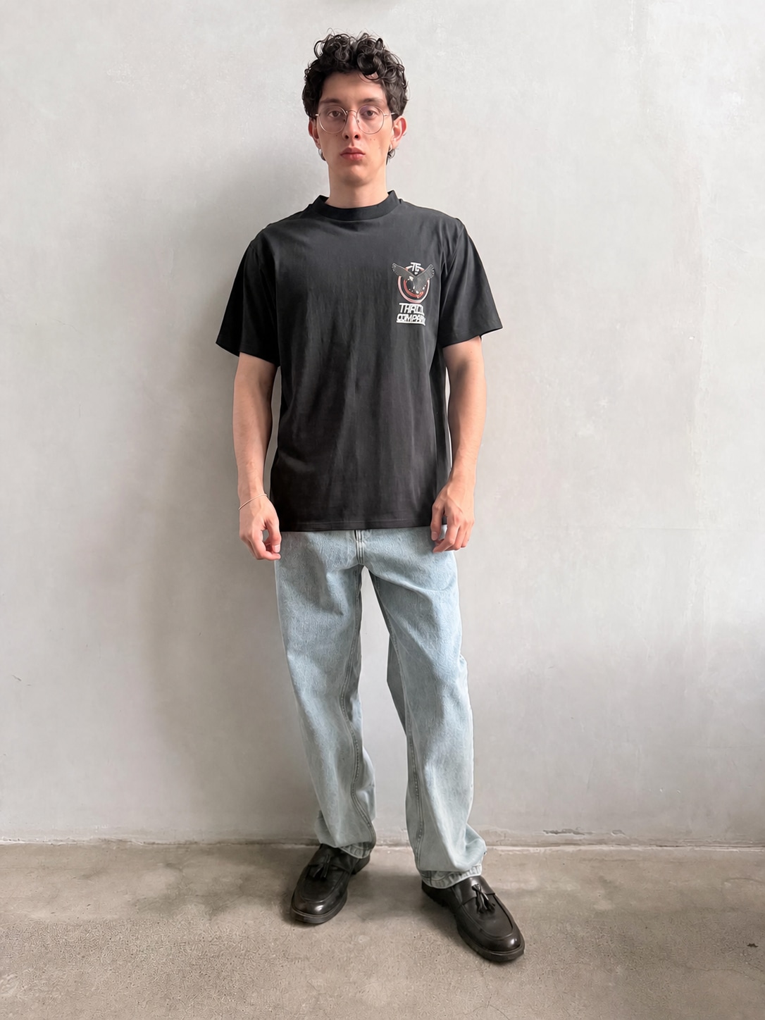Camiseta Thrills Servicing South Paradise Washed Black – foto 2