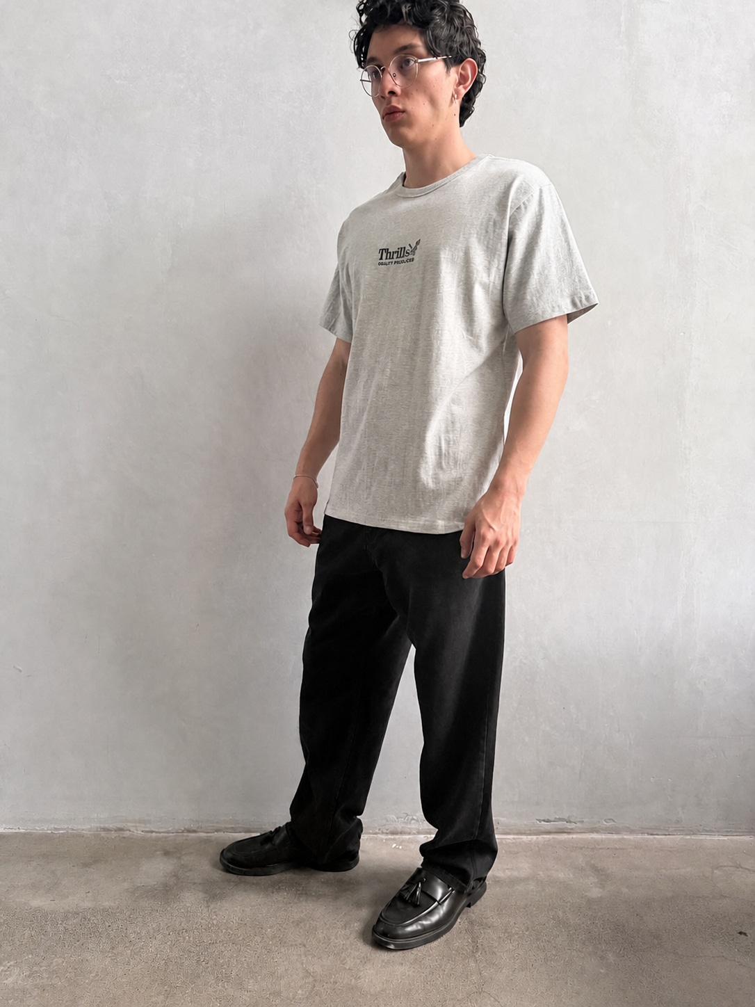 Camiseta Thrills Workwear Embro Snow Marle – foto 5