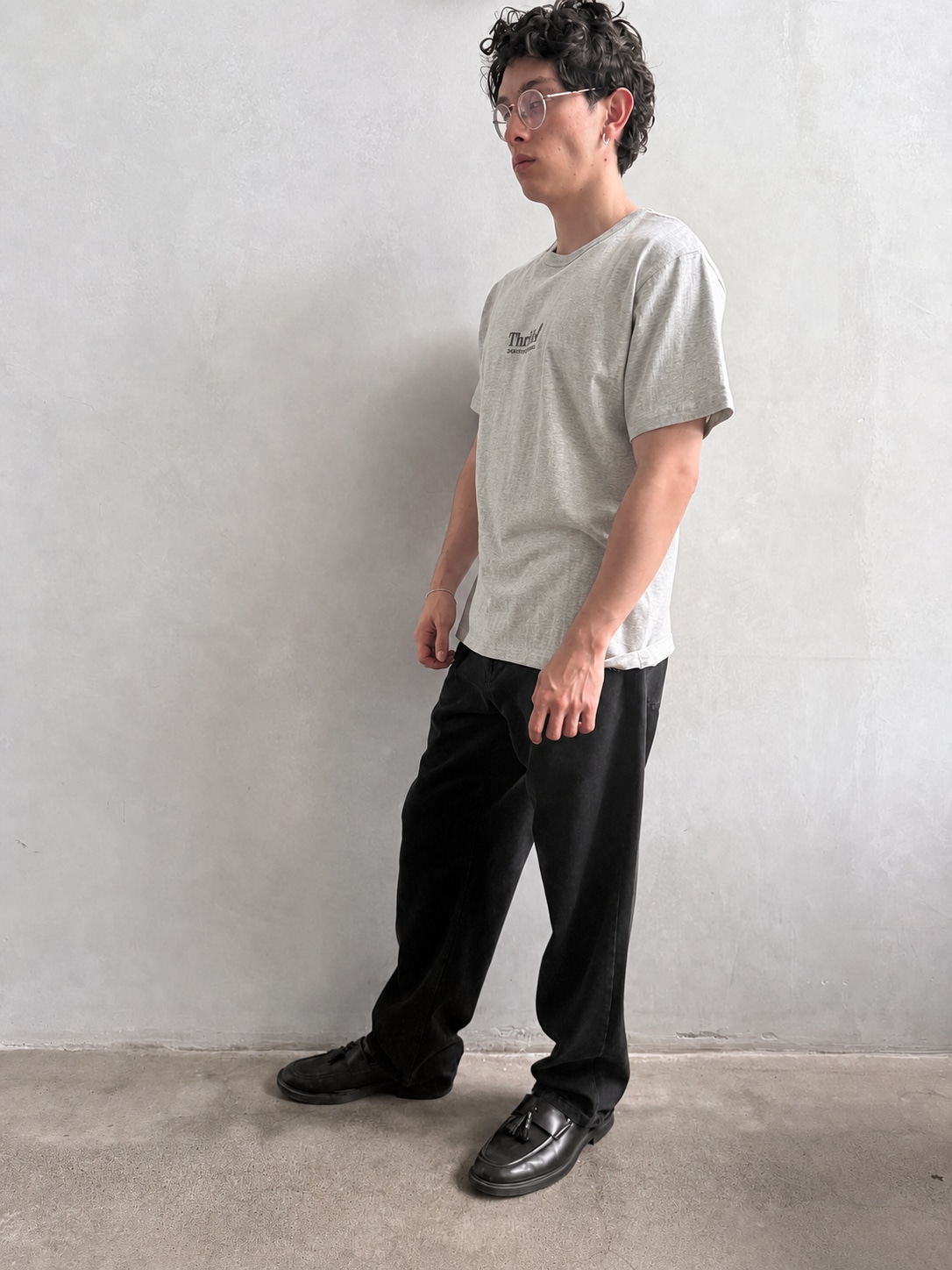 Camiseta Thrills Workwear Embro Snow Marle – foto 3