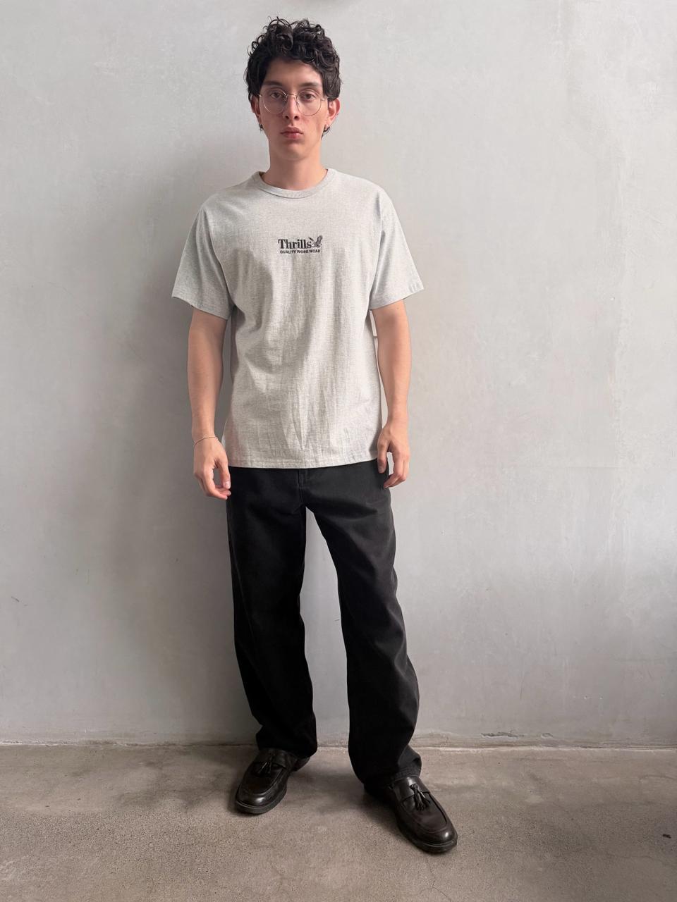 Camiseta Thrills Workwear Embro Snow Marle – foto 1
