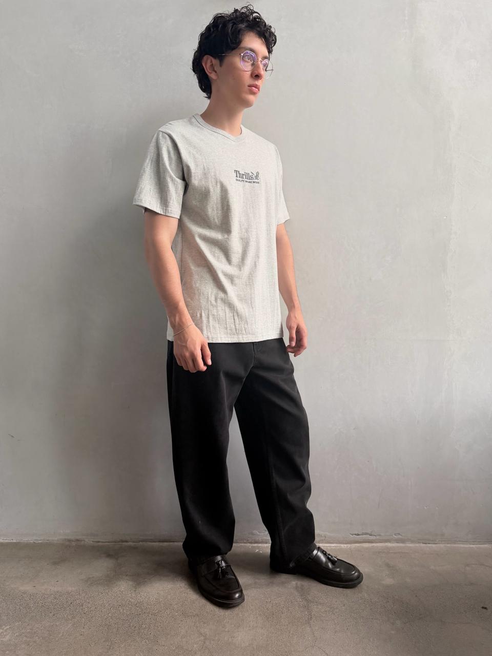 Camiseta Thrills Workwear Embro Snow Marle – foto 4