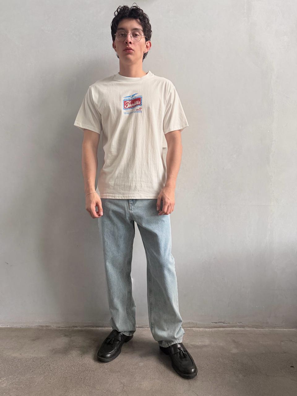 Camiseta Thrills Make Em Tough Dirty White – foto 2