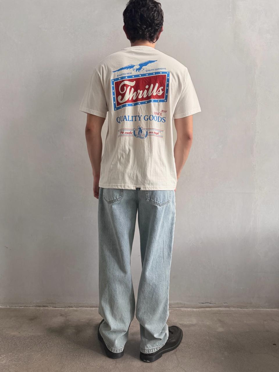Camiseta Thrills Make Em Tough Dirty White – foto 1