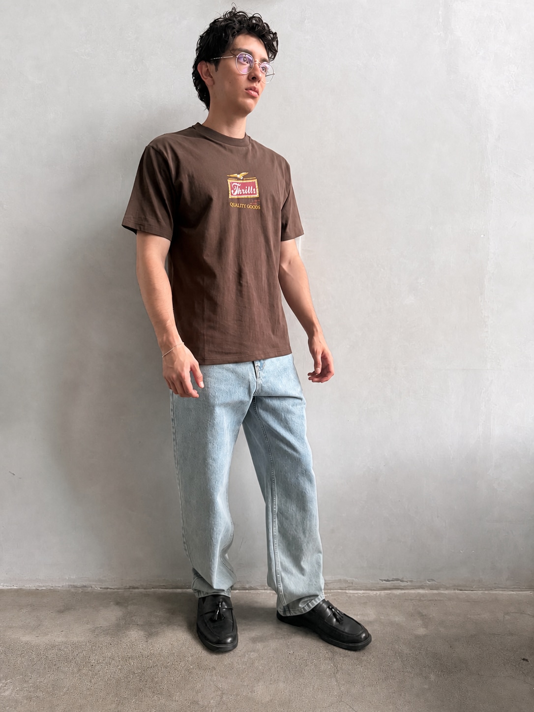 Camiseta Thrills Make Em Tough Postal Brown – foto 3