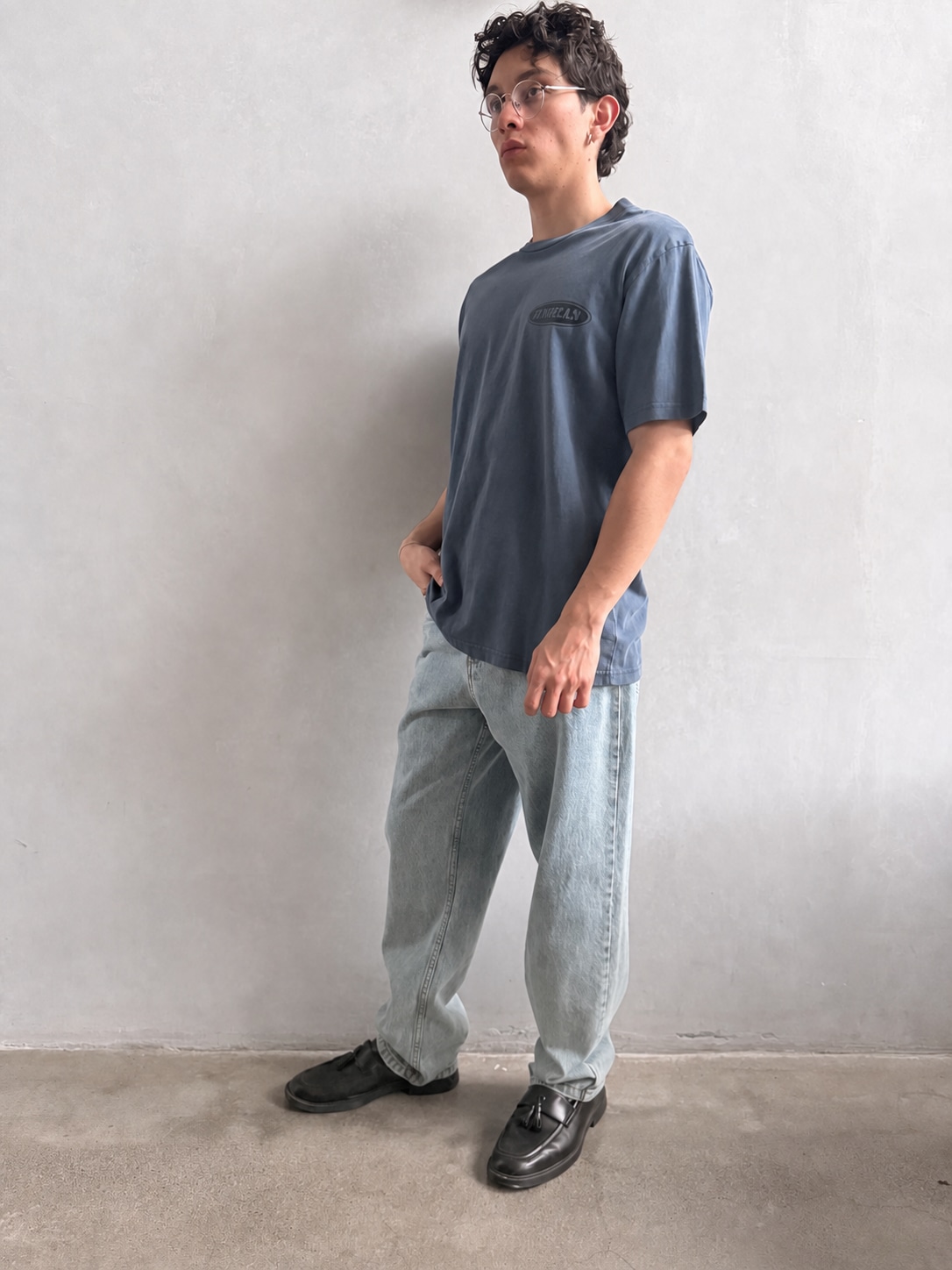 Camiseta Thrills Odyssey Core Oversize Mineral Blue – foto 4