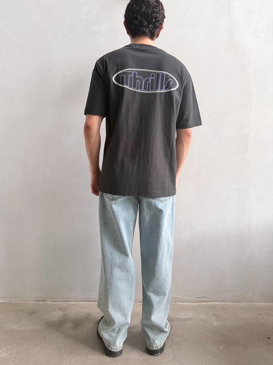 Camiseta Thrills Odyssey Core Oversize Carbon – foto 1