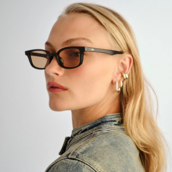 Lentes Le Specs Echelon Black Tan Tint – foto 5