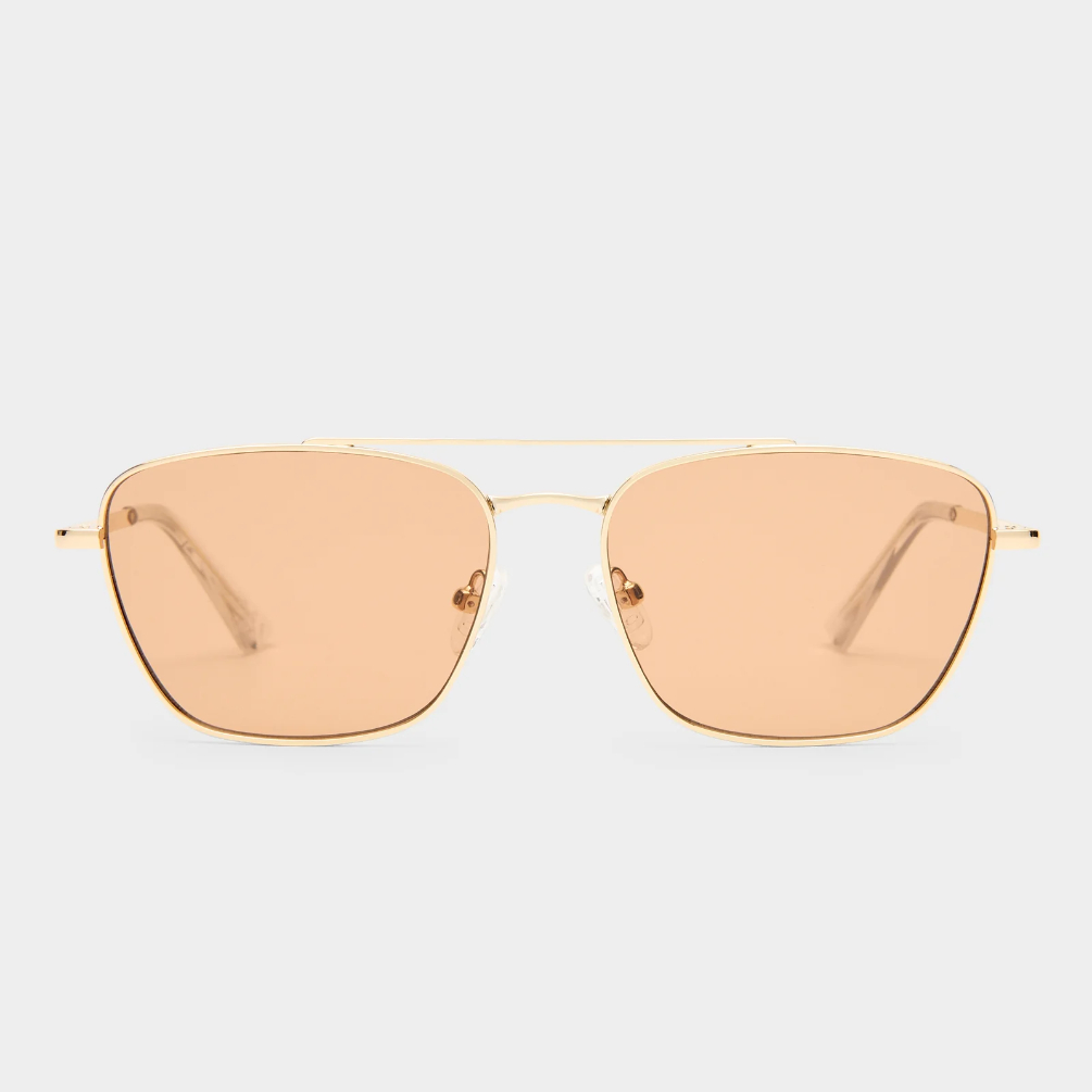 Lentes Le Specs Diametric II Bright gold Chocolate Mono