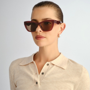 Lentes Le Specs Lumen Cranberry – foto 4