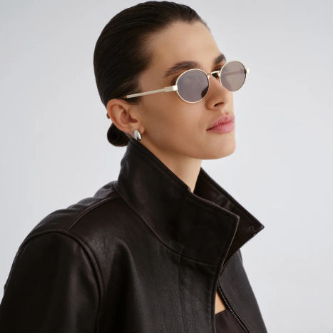 Lentes Le Specs Poseidon Deux Gold Brown Mono Polarized – foto 4