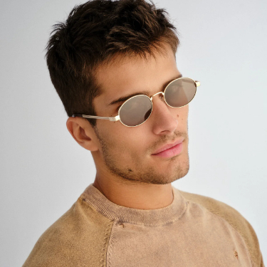 Lentes Le Specs Poseidon Deux Gold Brown Mono Polarized – foto 6