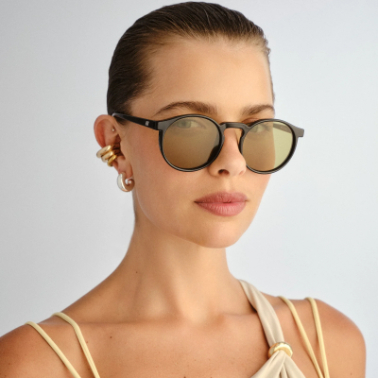 Lentes Le Specs Teen Spirit Deux Black Olive Mono – foto 4