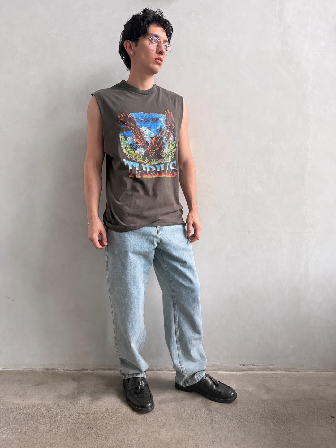 Camiseta Thrills Muscle Seen & Heard Black – foto 4