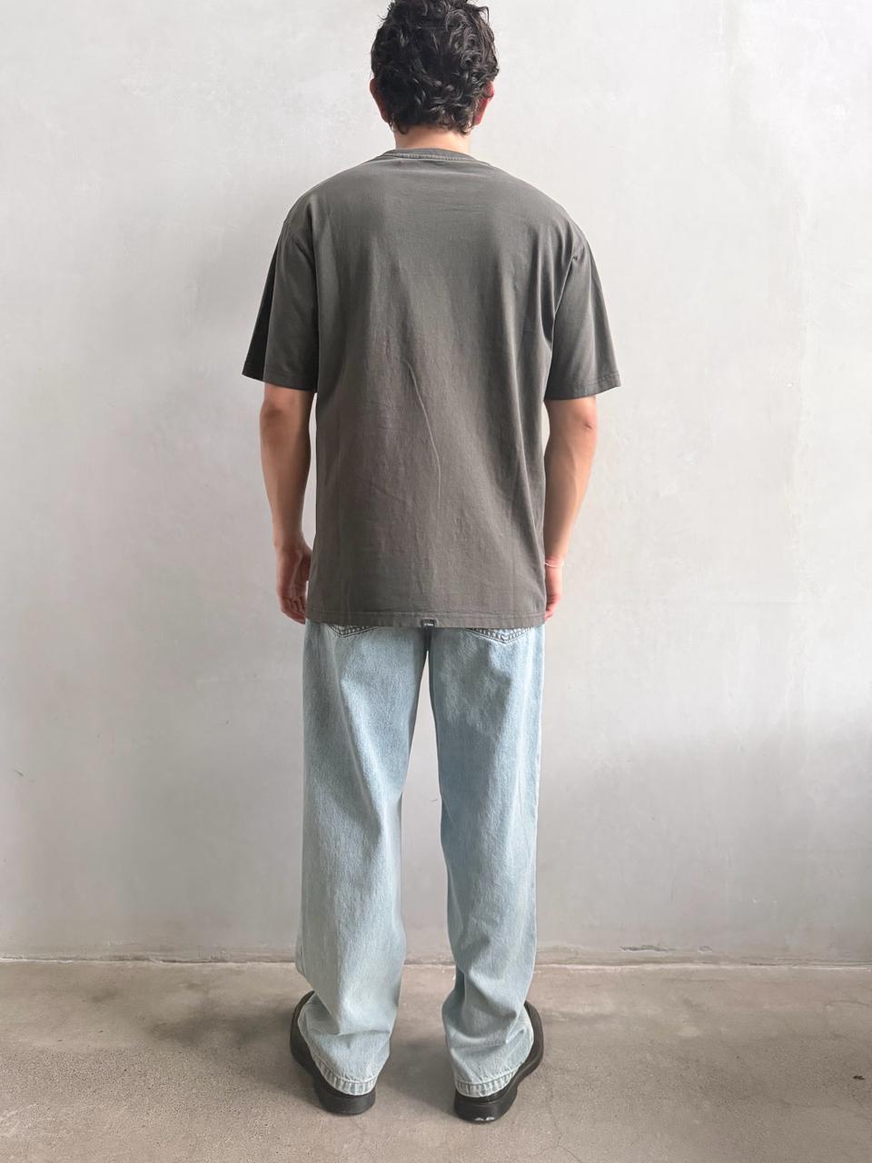 Camiseta Thrills Seen & Heard Oversize Pocket Black