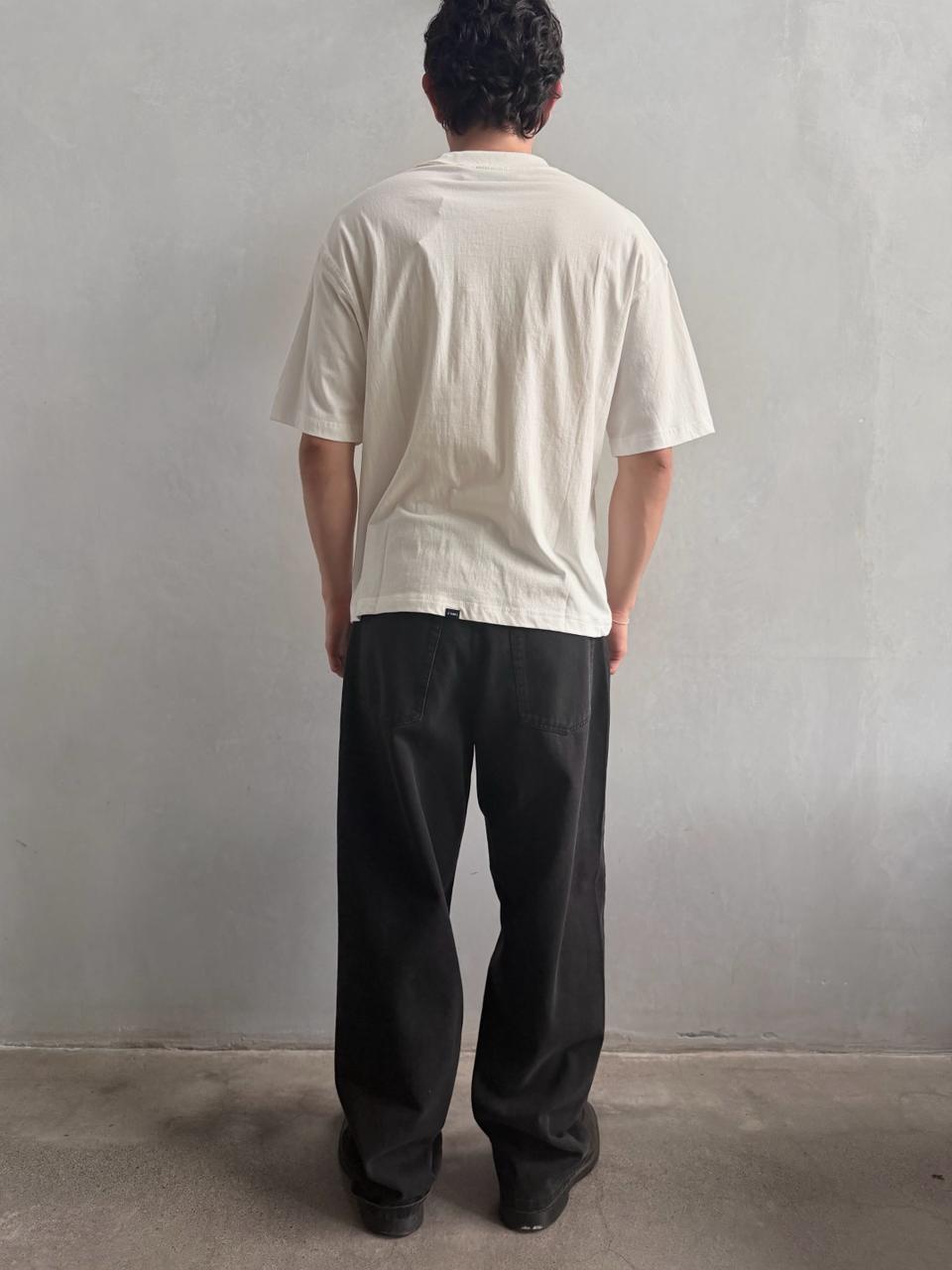 Camiseta Thrills Chaotic Inter Oversize Box Crop White