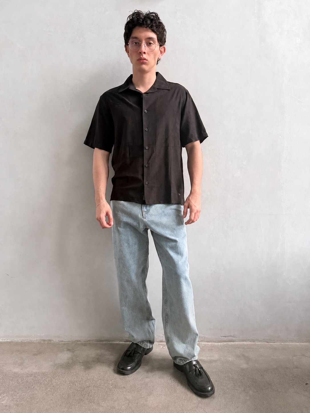 Camisa Thrills Time Will Tell Cropped Black – foto 1