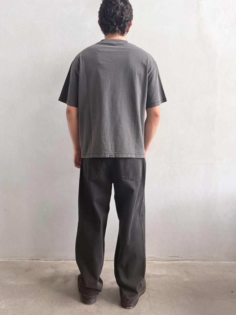 Camiseta Thrills The Power Dreams Oversize Box Crop Grey