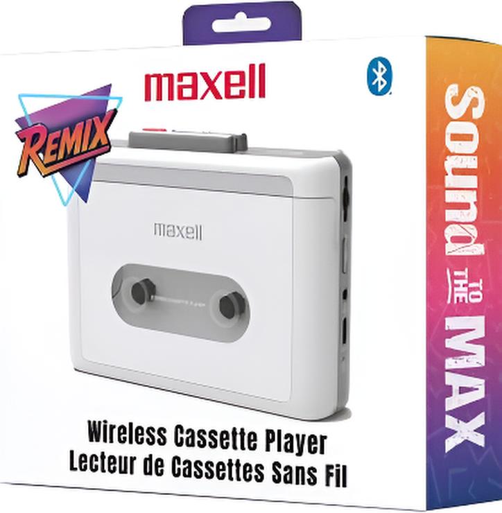 MAXELL/CASSETTE PLAYER BLUETOOTH SILVER – foto 1