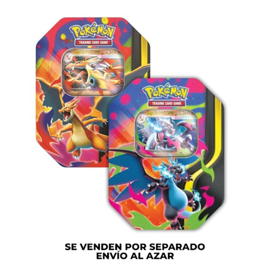TARJETAS POKEMON MEGA CHARIZARD EX TIN MASTER (ESPAÑOL) 10-10300-120/TOYS – foto 1