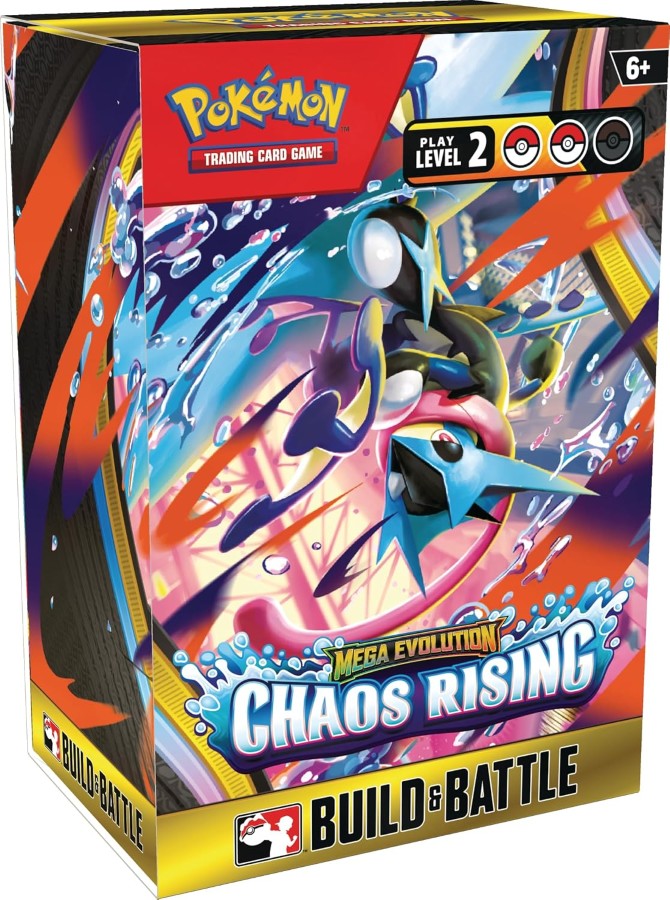 TARJETAS POKEMON MEGA EVOLUTION CHAOS RISING BUILD - BATTLE 10-10400-108/TOYS – foto 1