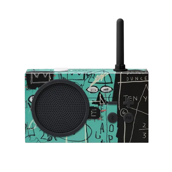 LEXON/PARLANTE - RADIO FM BLUETOOTH TYKHO 3 BASQUIAT BLACK EQUALS PI – foto 1