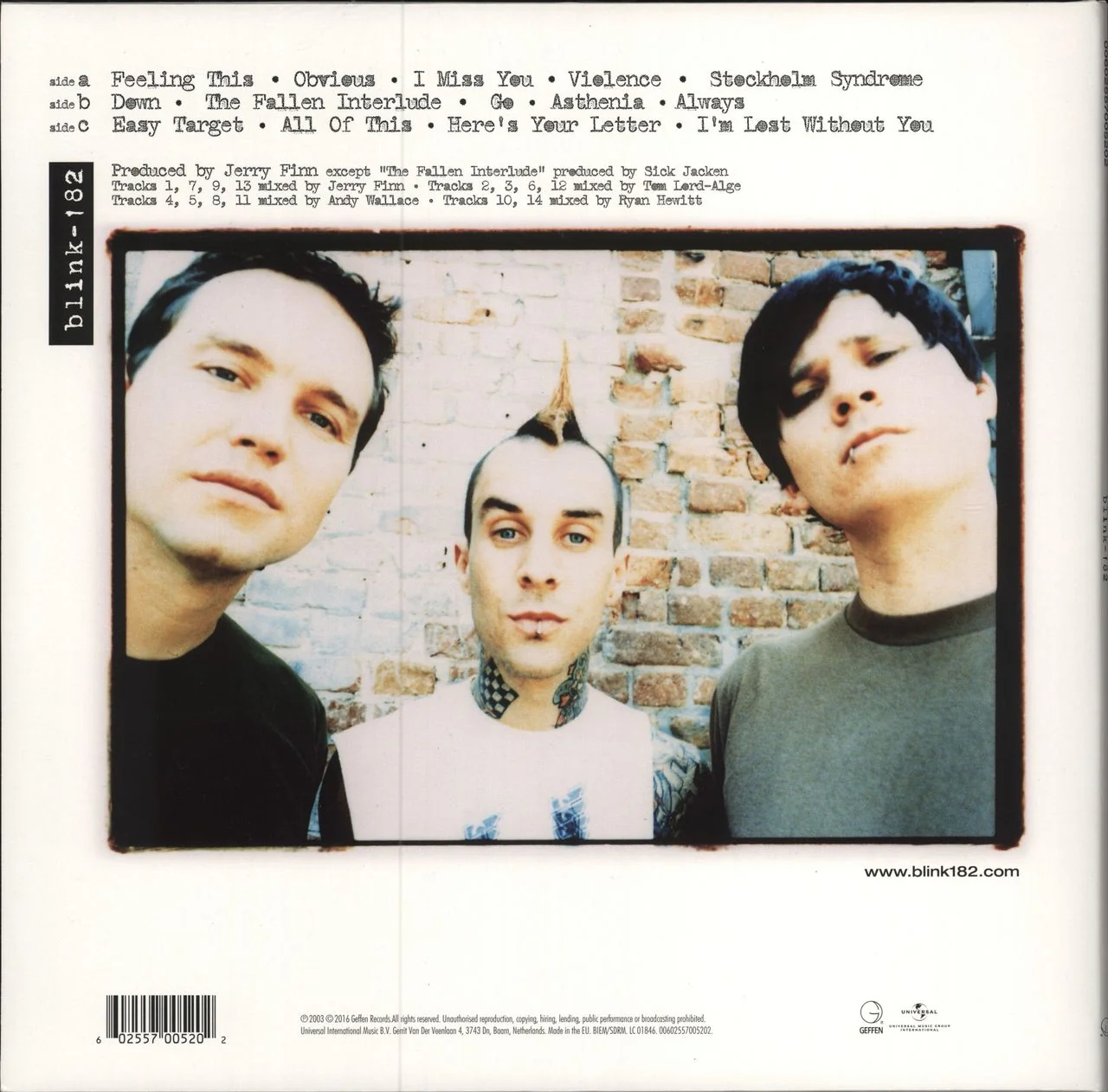 BLINK 182/BLINK 182 (VINYL) – foto 2